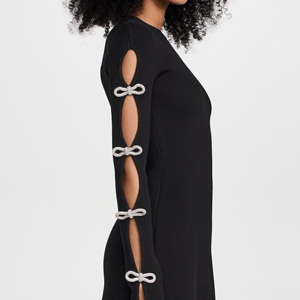 Mach & Mach Mach & Mach Bow Detailed Knitted Dres… - image 5